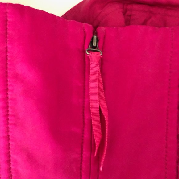 Rebecca Taylor Size 0 Silk Fuchsia Pink Strapless - Picture 3 of 4